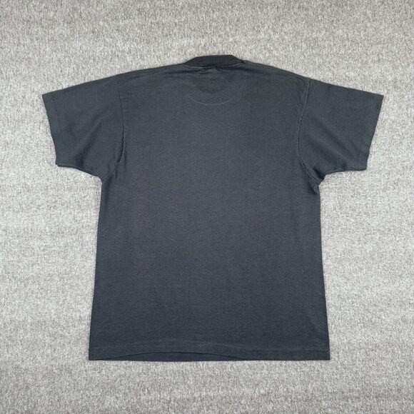 Vintage Washington DC Memorials Graffiti T-Shirt Men's Large Black‎ Hip Hop 80s - Picture 4 of 7